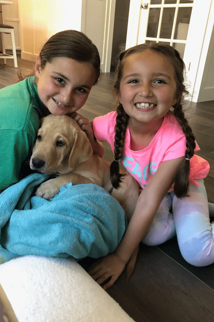 Kids With Dog Pet